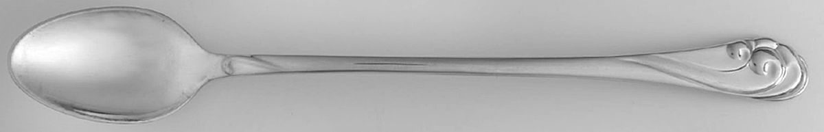 Dancing Surf (Sterling, 1986) Iced Tea Spoon by Kirk Stieff-1