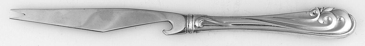 Dancing Surf (Sterling, 1986) Hollow Handle Bar Knife by Kirk Stieff-1