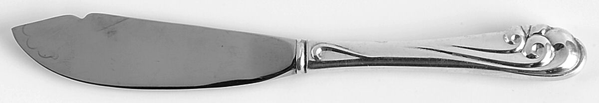 Dancing Surf (Sterling, 1986) Hollow Handle Master Butter Knife by Kirk Stieff-1