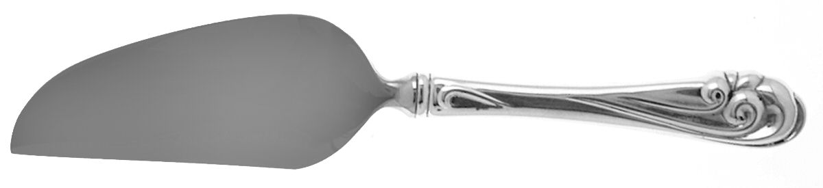 Dancing Surf (Sterling, 1986) Cheese Knife with Stainless Blade by Kirk Stieff-1
