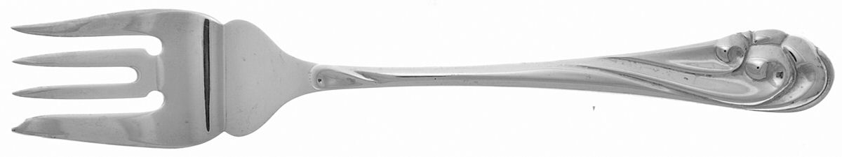 Dancing Surf (Sterling, 1986) Individual Salad Fork by Kirk Stieff-1