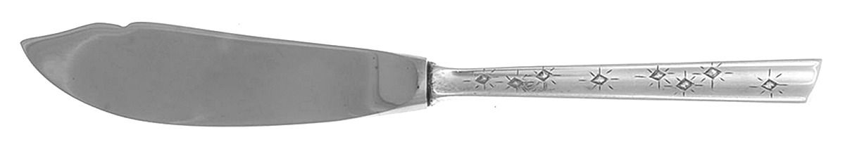 Diamond Star (Sterling, 1958) Hollow Handle Master Butter Knife by Kirk Stieff-1