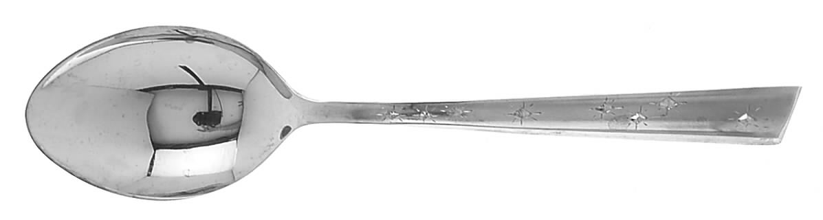 Diamond Star (Sterling, 1958) Dessert/Oval Soup Spoon by Kirk Stieff-1