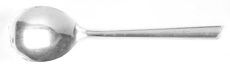 Diamond Star (Sterling, 1958) Solid Serving Spoon by Kirk Stieff-1