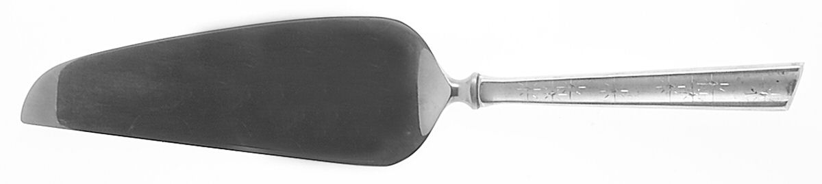 Diamond Star (Sterling, 1958) Pie & Cake Server with Stainless Blade by Kirk Stieff-1