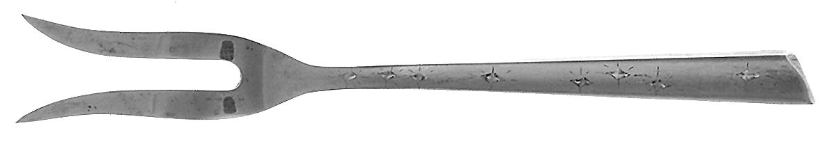 Diamond Star (Sterling, 1958) Lemon Fork by Kirk Stieff-1