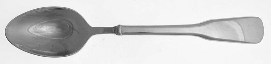Durham Center (Pewter, Glossy) Place/Oval Soup Spoon by Kirk Stieff-1