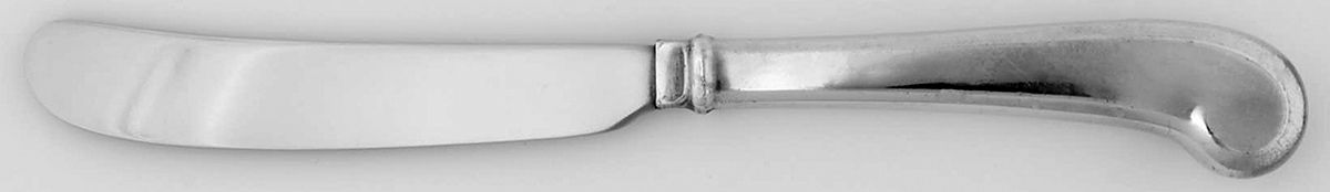 Durham Center (Pewter, Glossy) Old French Hollow Pistol Knife by Kirk Stieff-1