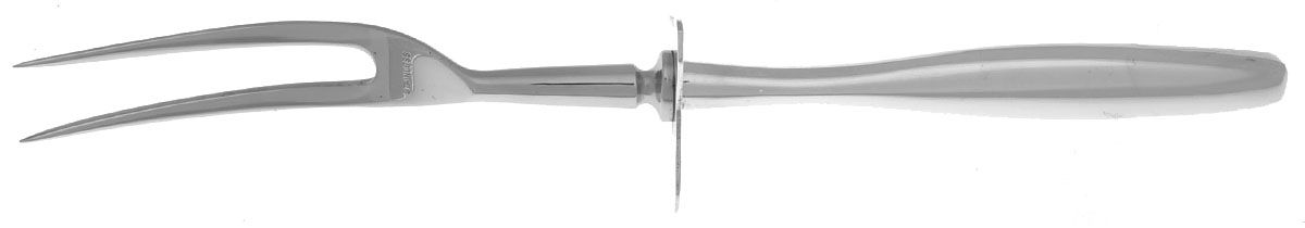 Ellipse (Sterling, 1968) Small Carving Fork W/Sterling Guard by Kirk Stieff-1