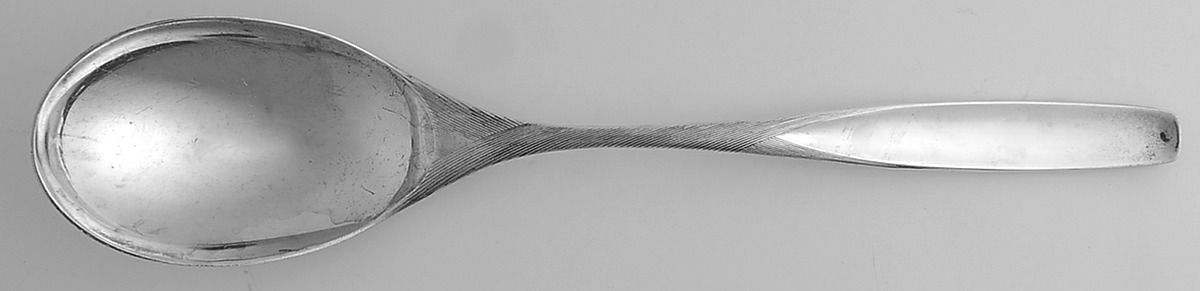 Ellipse (Sterling, 1968) Tablespoon (Serving Spoon) Medium by Kirk Stieff-1