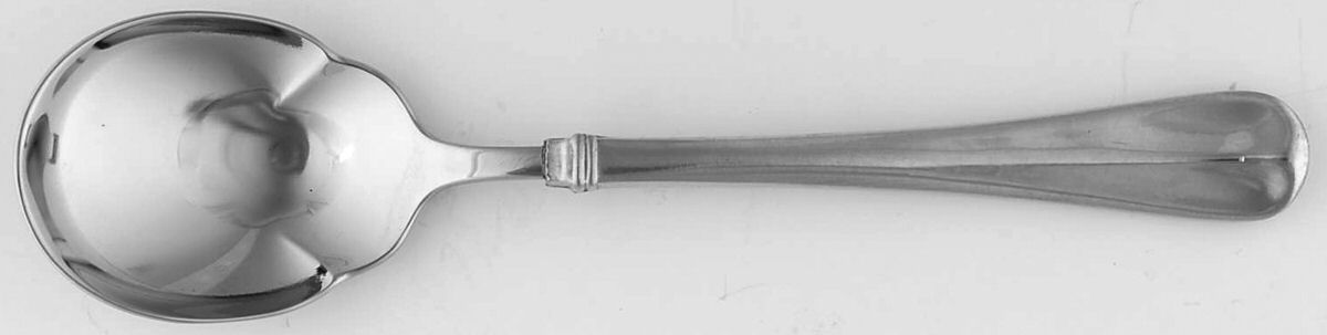Fairfield (Pewter-Glossy Finish) Sugar Spoon by Kirk Stieff-1