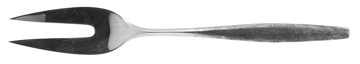 Florentine (Sterling, 1962) Medium Solid Cold Meat Serving Fork by Kirk Stieff-1