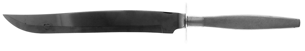 Florentine (Sterling, 1962) Large Carving/Roast Knife StnlBl w/Sterling Guard by Kirk Stieff-1