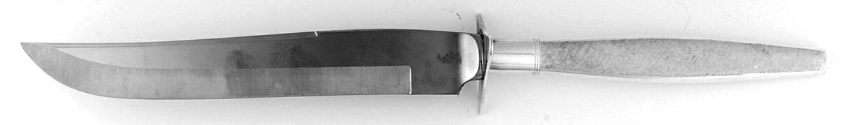 Florentine (Sterling, 1962) Small Carving Knife W/Sterling Guard by Kirk Stieff-1