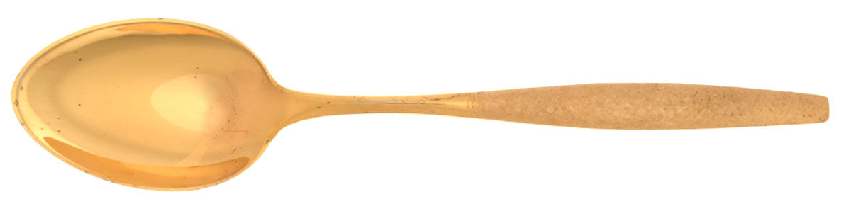 Florentine Golden (Sterling, 1962) Dessert/Oval Soup Spoon by Kirk Stieff-1
