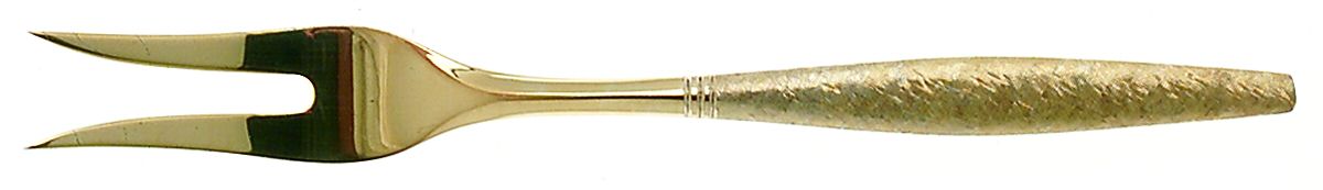 Florentine Golden (Sterling, 1962) Lemon Fork by Kirk Stieff-1