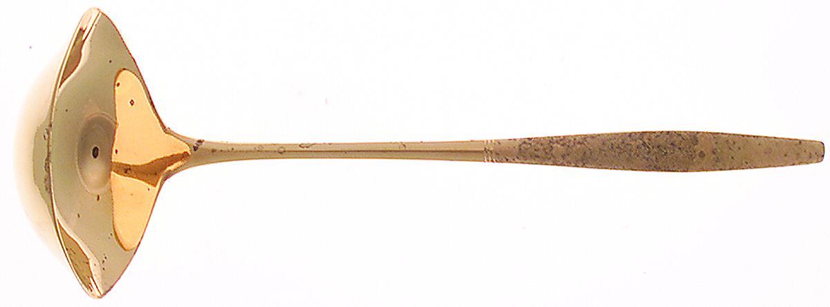 Florentine Golden (Sterling, 1962) Solid Gravy Ladle by Kirk Stieff-1