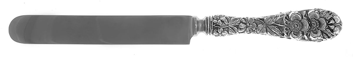 Forget-Me-Not (Sterling, 1910) Blunt Hollow Knife with Bolster by Kirk Stieff-1