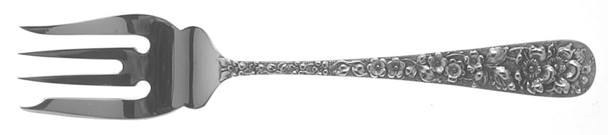 Forget-Me-Not (Sterling, 1910) Individual Salad Fork by Kirk Stieff-1