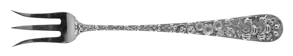 Forget-Me-Not (Sterling, 1910) Oyster Fork by Kirk Stieff-1