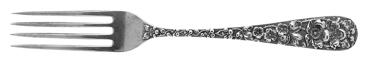 Forget-Me-Not (Sterling, 1910) Fork by Kirk Stieff-1
