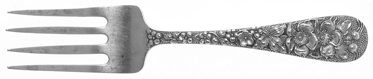 Forget-Me-Not (Sterling, 1910) Baby Fork by Kirk Stieff-1