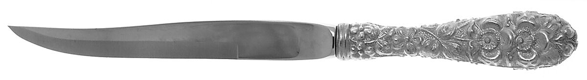 Forget-Me-Not (Sterling, 1910) Individual Steak Knife Hollow Handle by Kirk Stieff-1