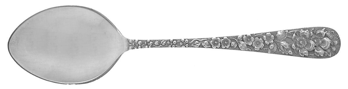 Forget-Me-Not (Sterling, 1910) Large Jelly Spoon by Kirk Stieff-1