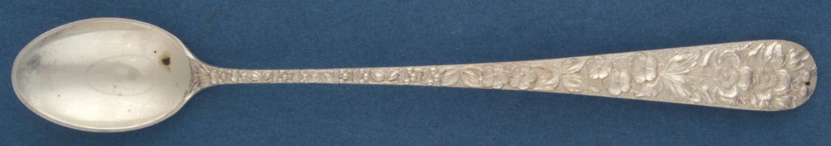Forget-Me-Not (Sterling, 1910) Iced Tea Spoon by Kirk Stieff-1