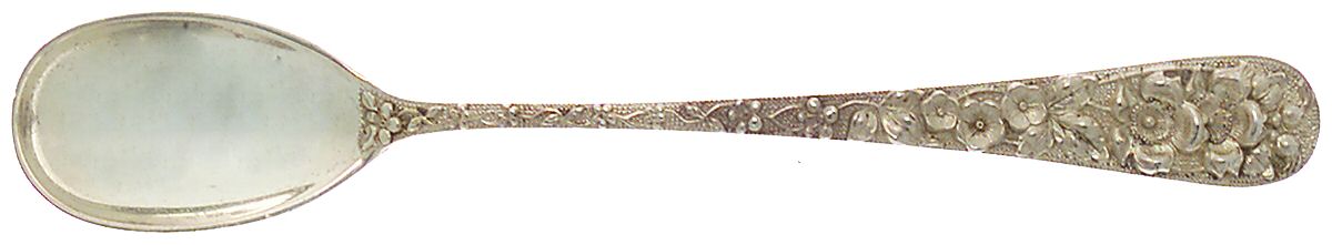 Forget-Me-Not (Sterling, 1910) Individual Egg/Parfait Spoon by Kirk Stieff-1