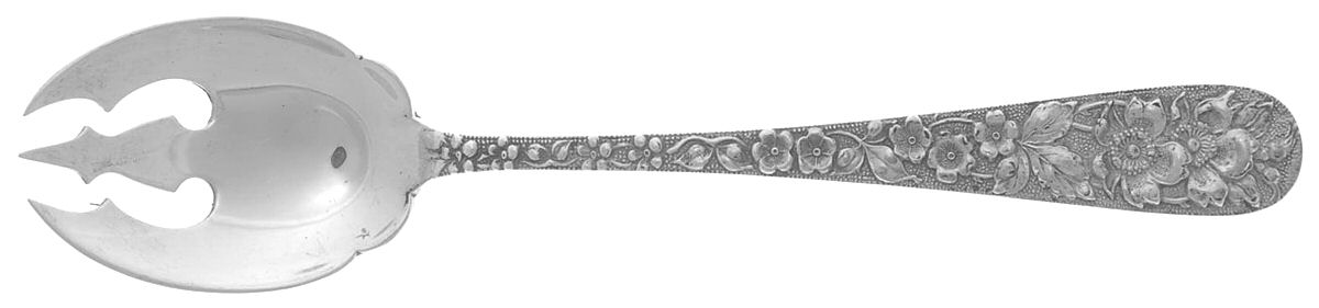 Forget-Me-Not (Sterling, 1910) Ice Cream Fork by Kirk Stieff-1