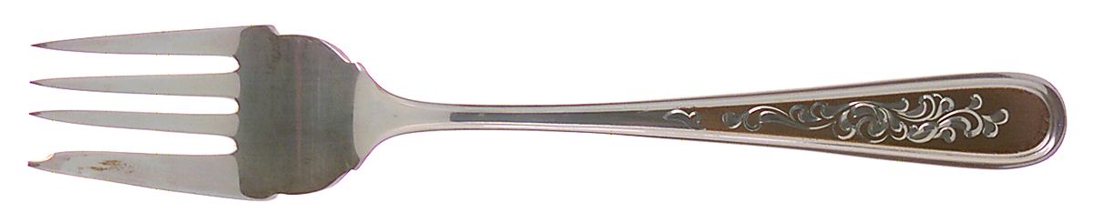 Golden Calvert-Engraved (Sterling, 1982) Individual Salad Fork by Kirk Stieff-1