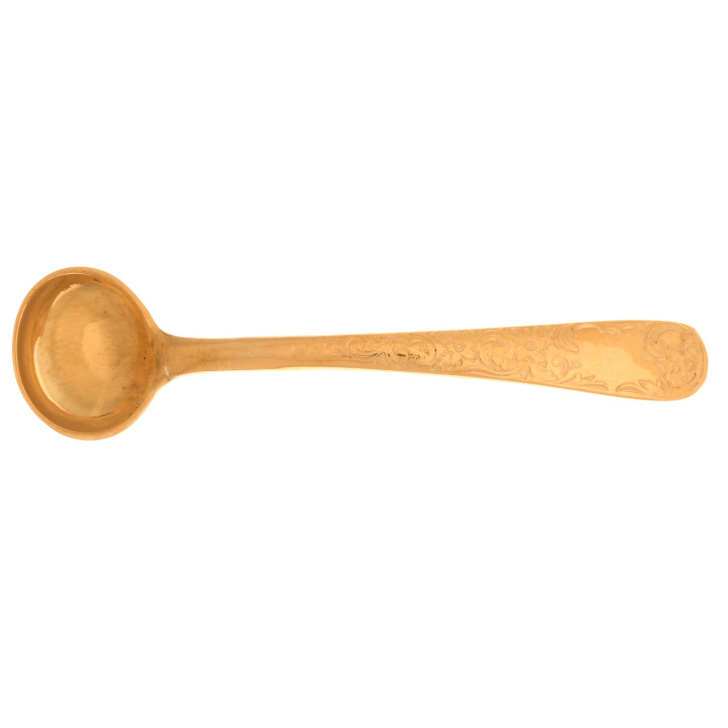 Golden Old Maryland Engraved (Sterling) Individual Salt Spoon by Kirk Stieff-1