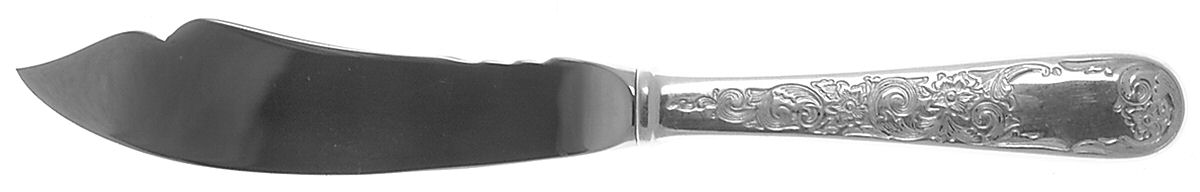 Golden Old Maryland Engraved (Sterling) Individual Fish Knife with Stainless Blade by Kirk Stieff-1
