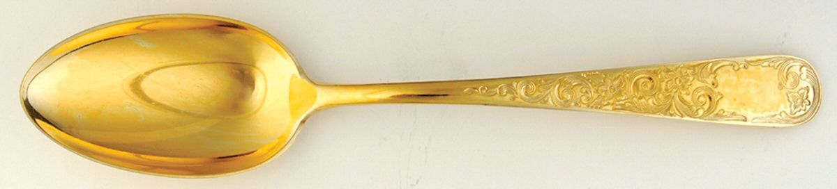 Golden Old Maryland Engraved (Sterling) Tablespoon (Serving Spoon) by Kirk Stieff-1