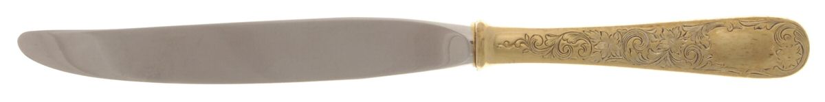 Golden Old Maryland Engraved (Sterling) Modern Hollow Knife by Kirk Stieff-1