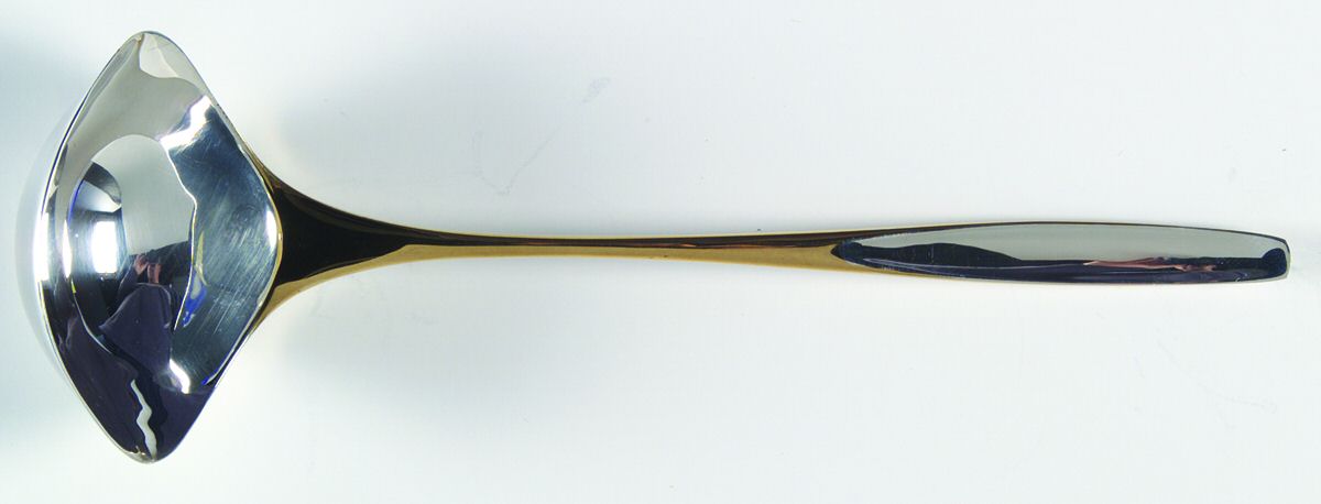 Golden Selene (Sterling, 1975) Solid Gravy Ladle by Kirk Stieff-1