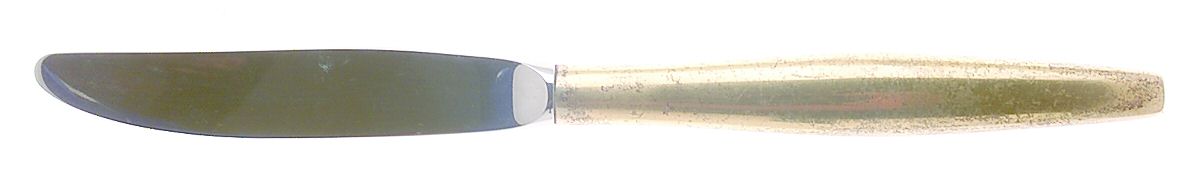 Golden Signet (Sterling, 1958, Gold Vermeil) Modern Hollow Knife by Kirk Stieff-1