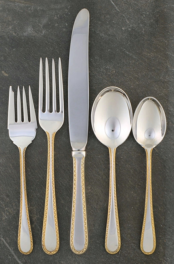 Golden Winslow (Sterling, 1850) 32 Piece Estate Set by Kirk Stieff-1