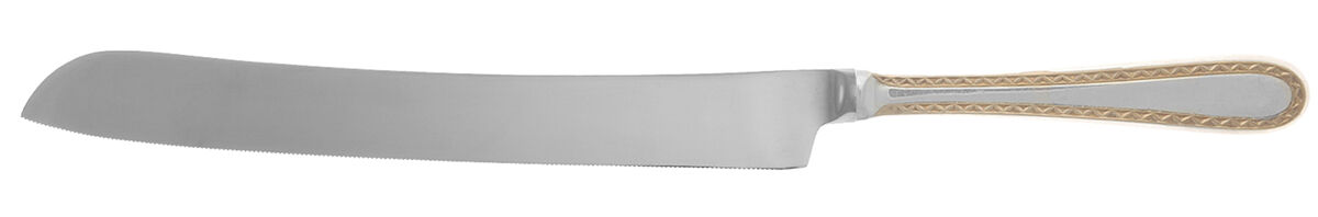 Golden Winslow (Sterling, 1850) Wedding Cake Knife with Stainless Blade HC by Kirk Stieff-1
