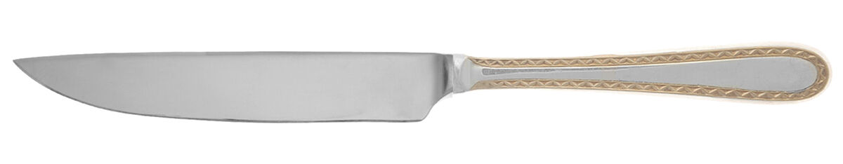 Golden Winslow (Sterling, 1850) Steak Knife Individual Hollow, No Serrate HC by Kirk Stieff-1