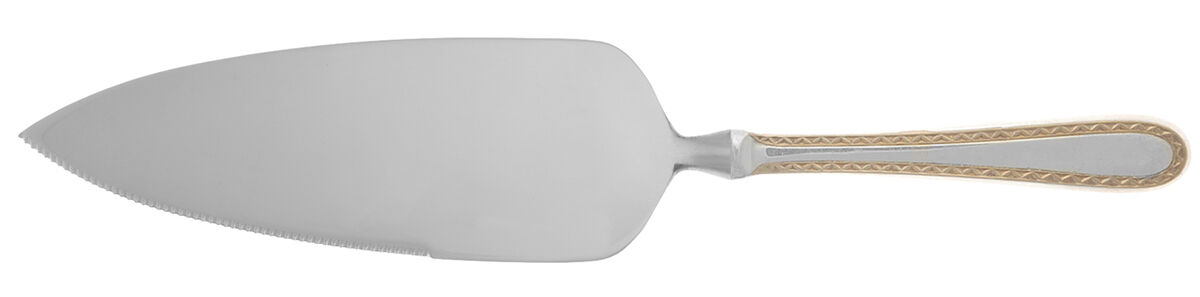 Golden Winslow (Sterling, 1850) Pie Server with Serrated Stainless Blade HC by Kirk Stieff-1