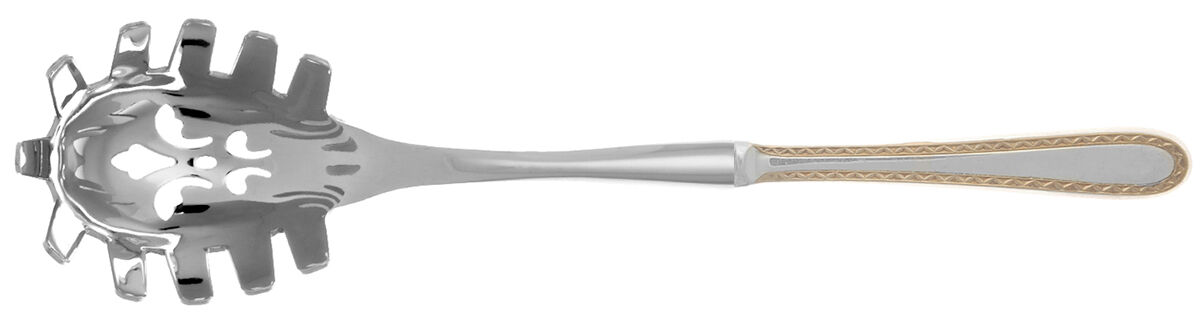 Golden Winslow (Sterling, 1850) Pasta Server with Stainless Bowl HC by Kirk Stieff-1
