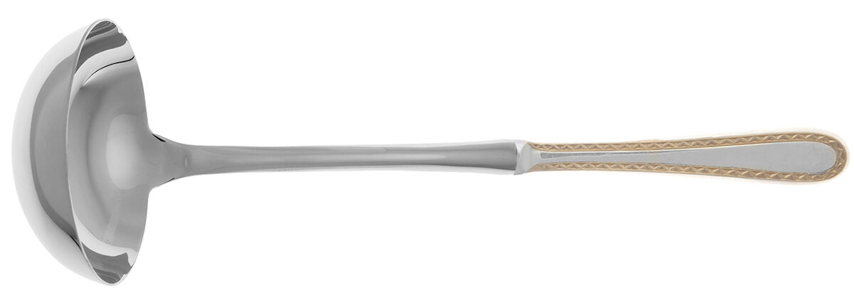 Golden Winslow (Sterling, 1850) Soup Ladle with Stainless Bowl HC by Kirk Stieff-1
