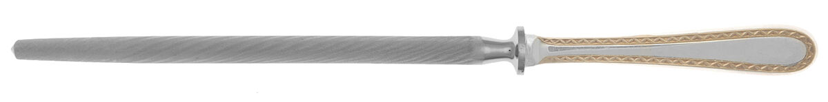 Golden Winslow (Sterling, 1850) Sharpener Knife with Steel Rod HC by Kirk Stieff-1