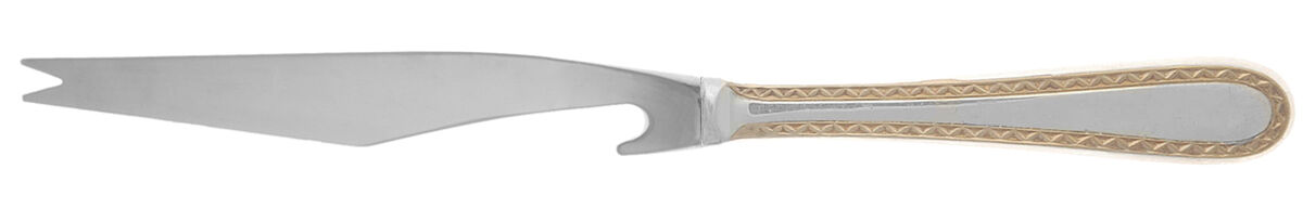 Golden Winslow (Sterling, 1850) Bar Knife Serving with Stainless Blade HC by Kirk Stieff-1