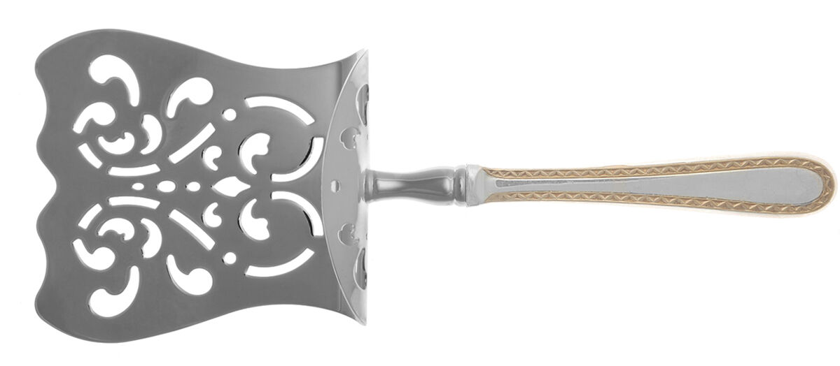 Golden Winslow (Sterling, 1850) Asparagus Server with Sterling Hood HC by Kirk Stieff-1