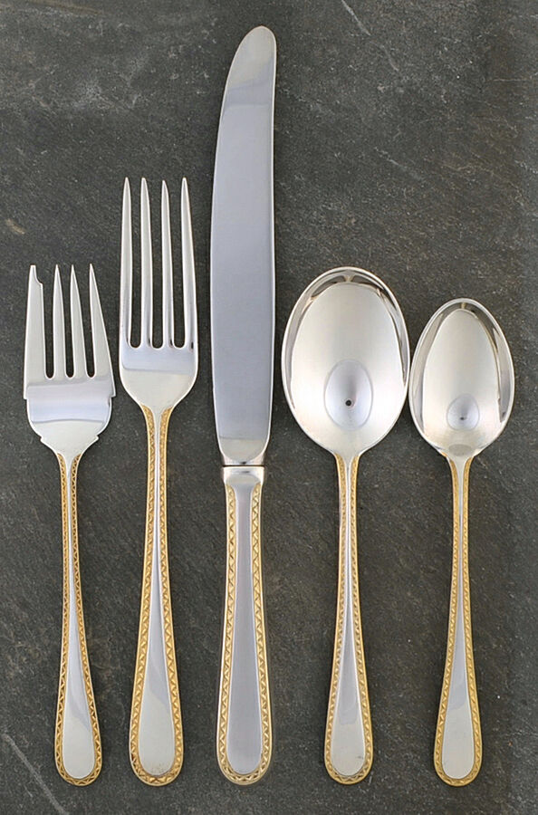 Golden Winslow (Sterling, 1850) 32 Piece Estate Set by Kirk Stieff-1