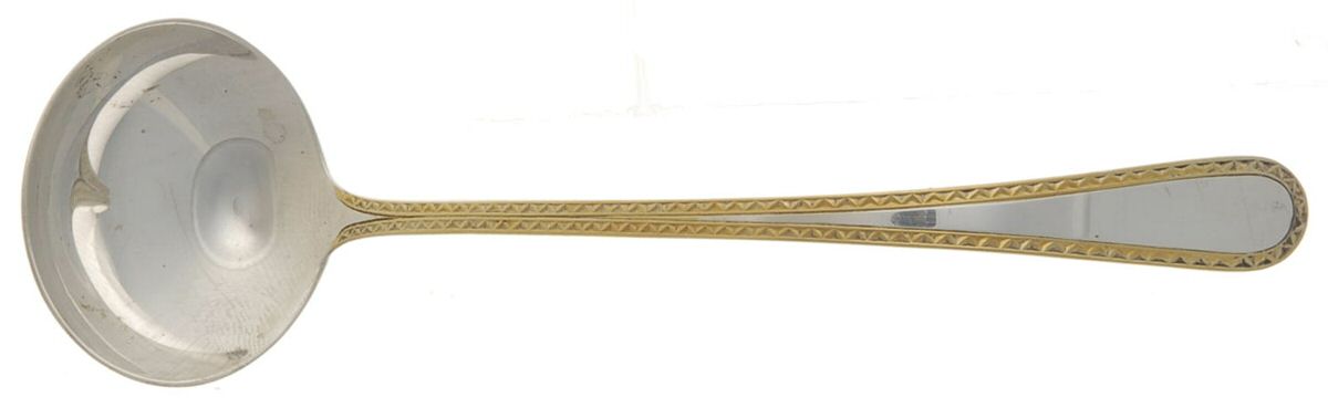 Golden Winslow (Sterling, 1850) Mayonnaise Ladle by Kirk Stieff-1