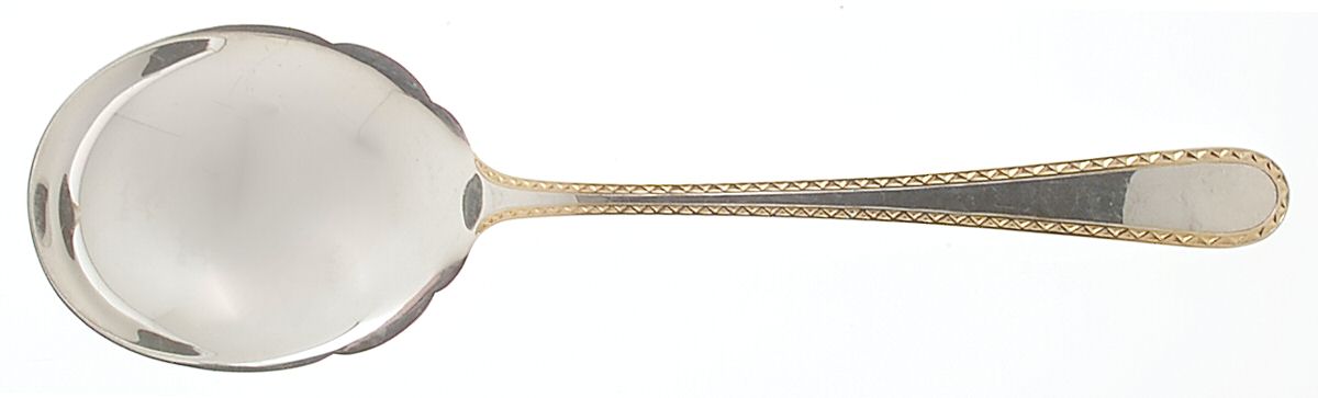 Golden Winslow (Sterling, 1850) Solid Salad Serving Spoon by Kirk Stieff-1